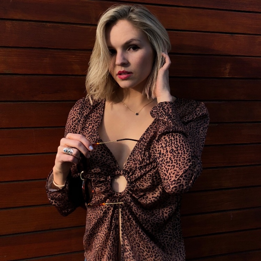Cheetah Print Top